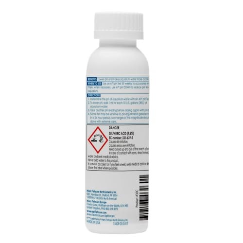 API pH DOWN Freshwater Aquarium Water Reducing Solution 4 oz, Multi