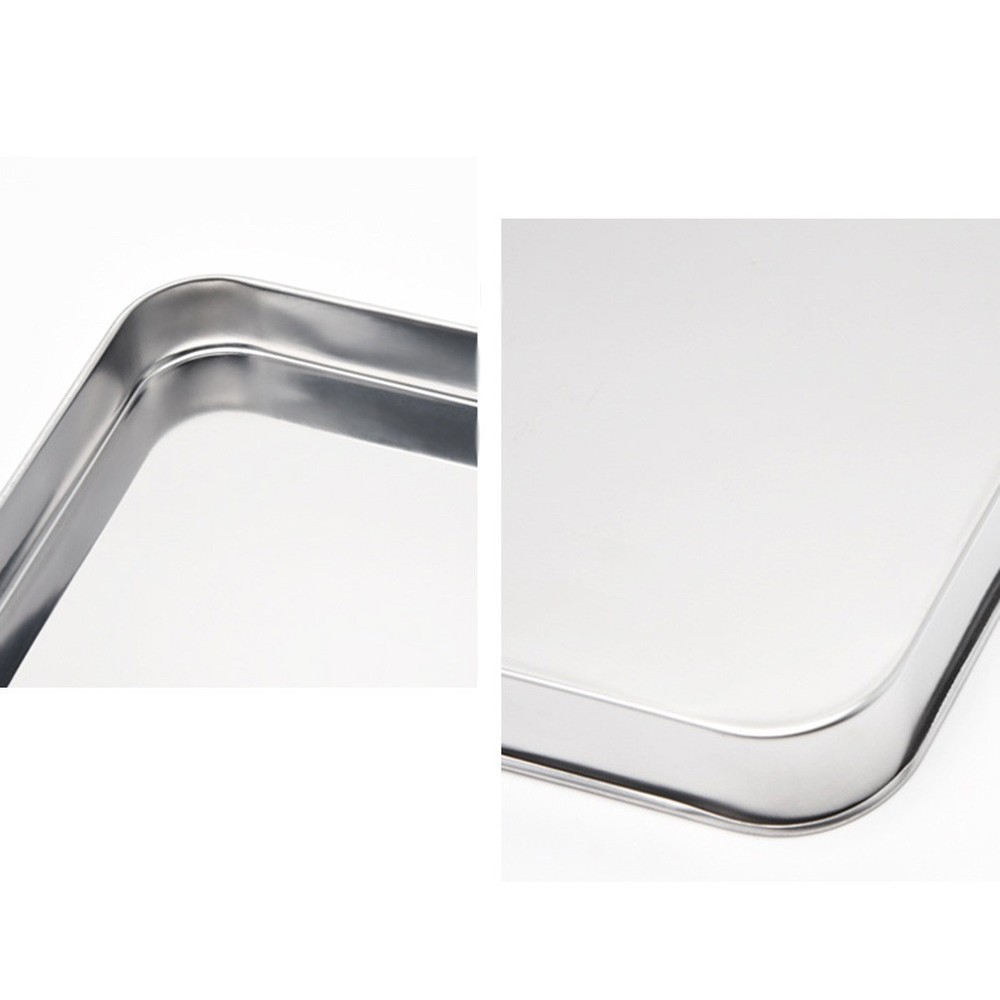 10 Inch Rice Noodle Steamer Tray Rectangular Plate Steaming Dish