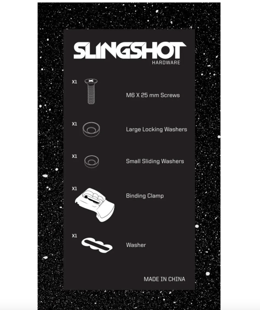 Slingshot Wakeboard Binding Boot Clamp Hardware Kit
