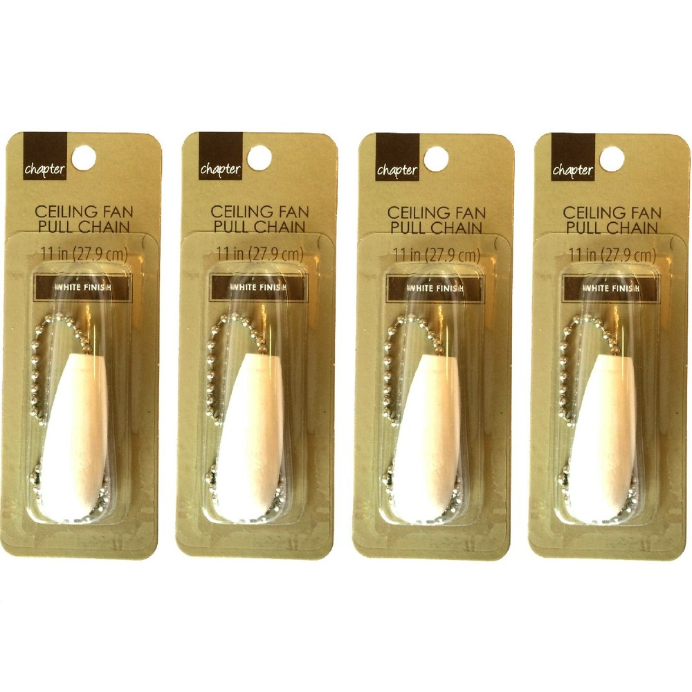 Chapter Ceiling Fan Pull Chain, 11 in, 27.9cm, 4 Cards Pack