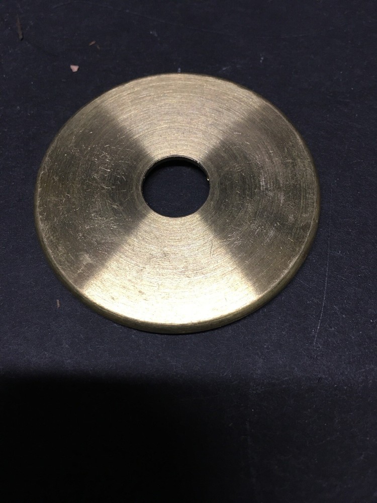 1-3/4 SOLID BRASS TURNED CHECK RINGS unfinished slips 1/8IPS (3/8" hole)