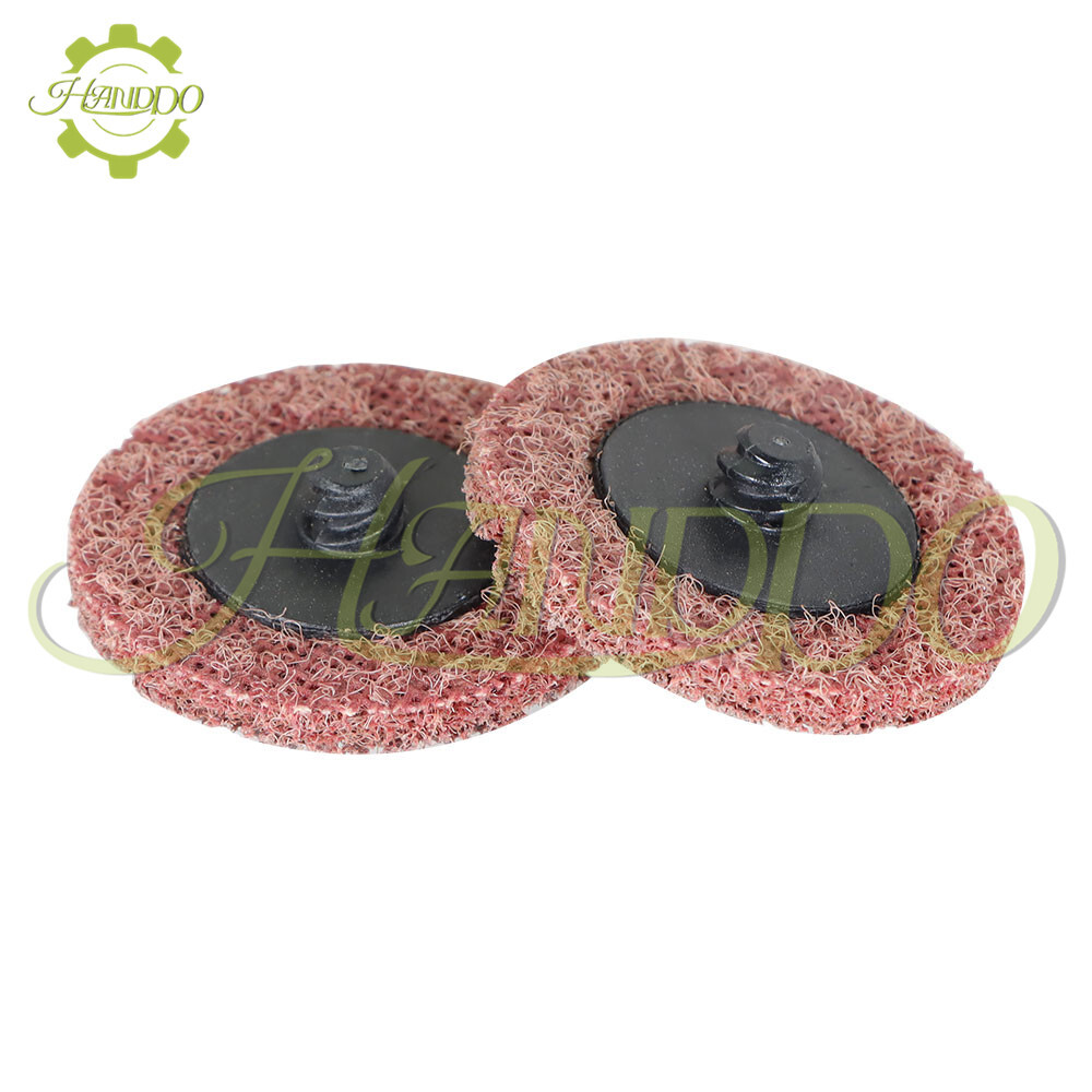 50Pcs 2" Medium Surface Conditioning Discs Roll Lock Die Grinder Sanding Pads