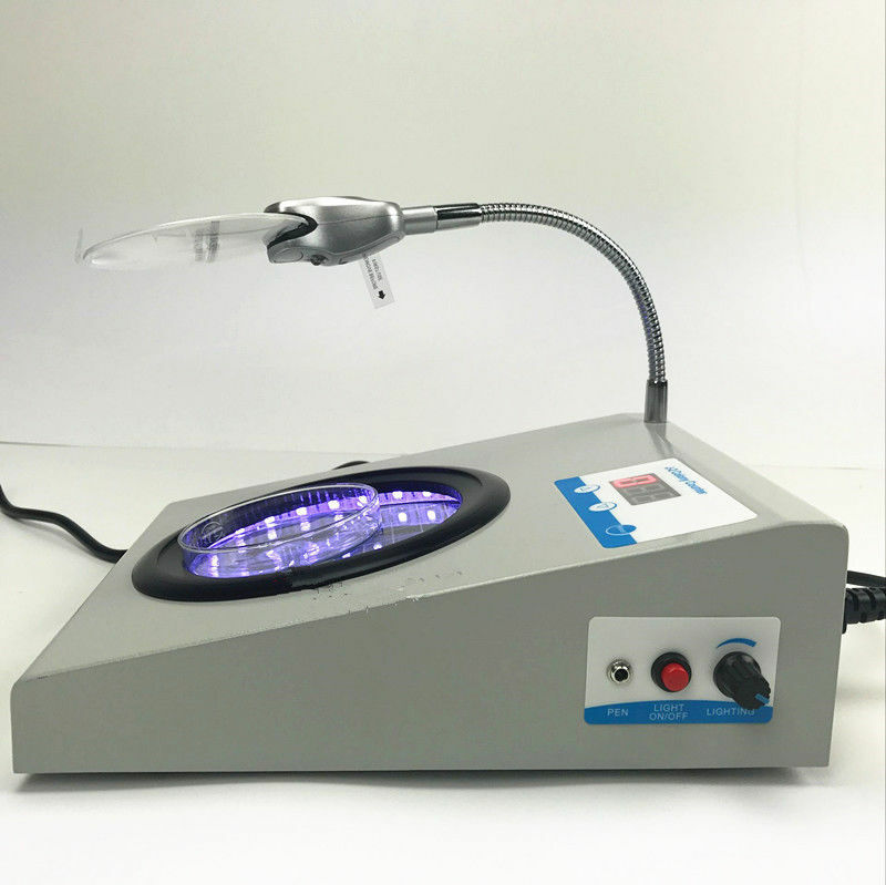 110V Microbial Bacterial Colony Counter Bacterial Quantity Counting Tester