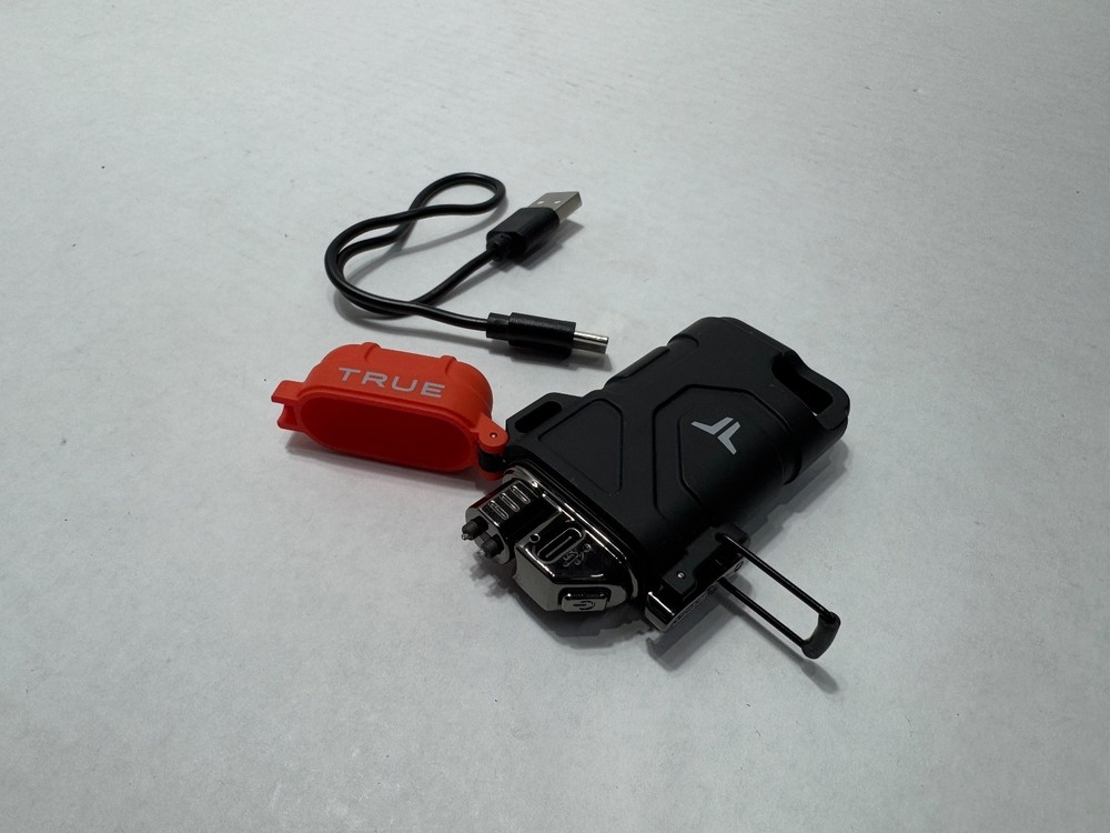TRUE [USB-C] RECHARGEABLE ARC WINDPROOF PLASMA LIGHTER XR - [ORANGE]