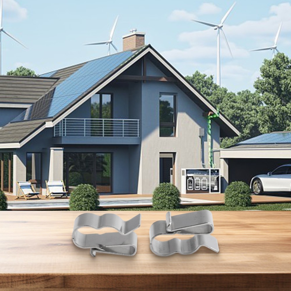 Reliable Wire Support with Stainless Steel Solar Panel Cable Clips 100 Pack