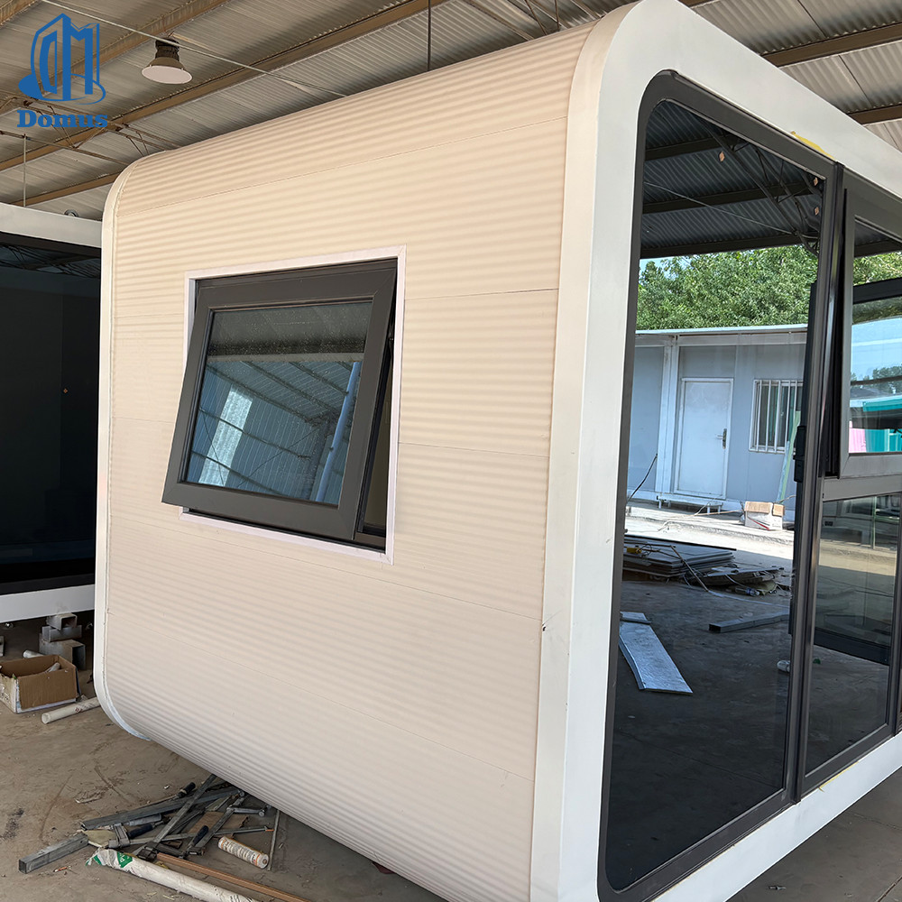 20ft Apple Cabin Prebuilt Mobile Hut For Camping Use