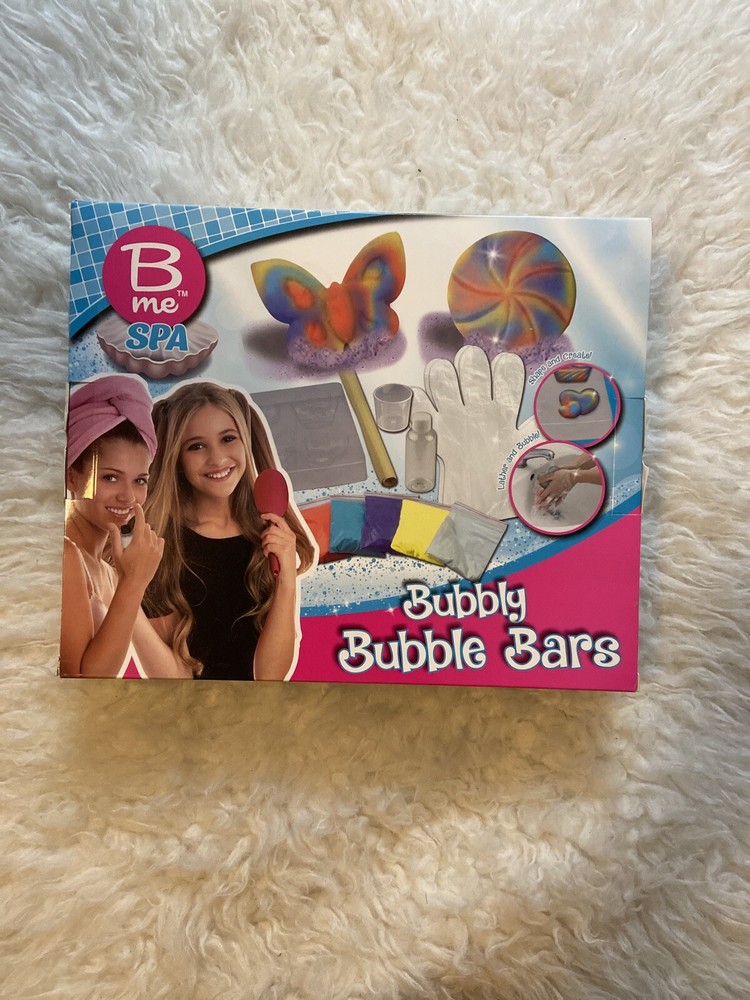B me Spa Bubbly Bubble Bars Soap Bars~Shape & Create Make Your Own Soap Ages 8+