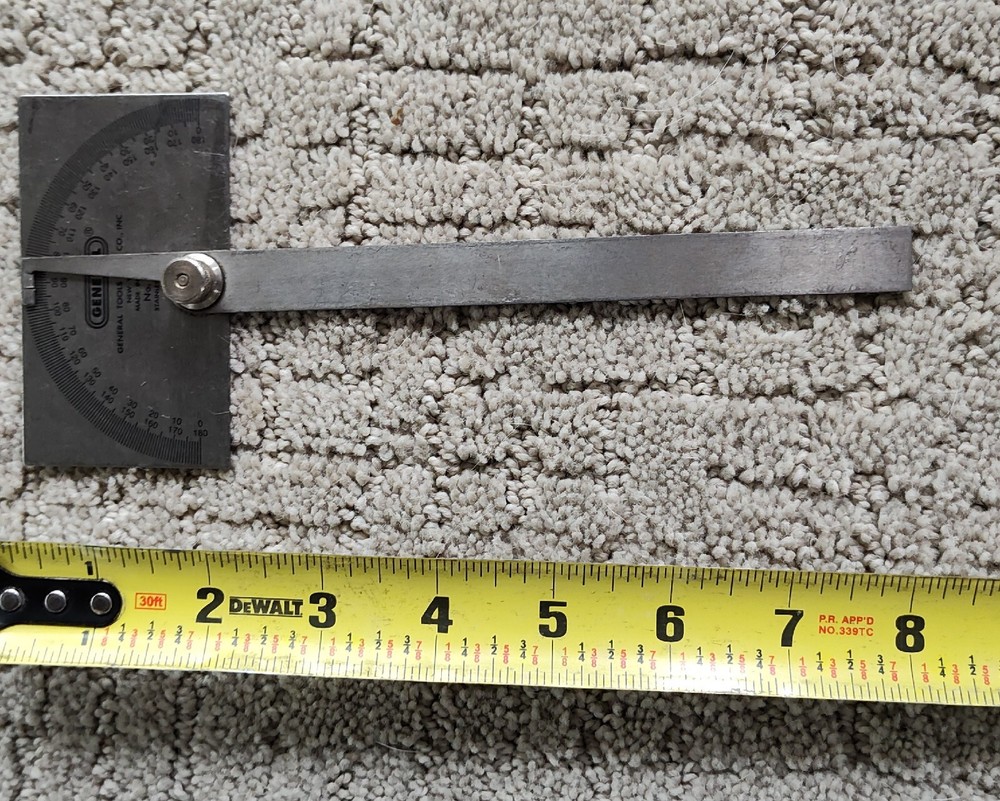 GENERAL MACHINIST'S PROTRACTOR