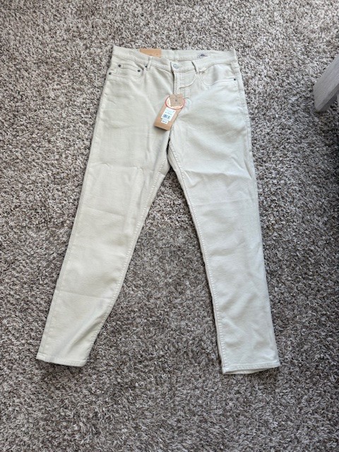 Faherty stretch terry pants 34x30 NWT $198 stone