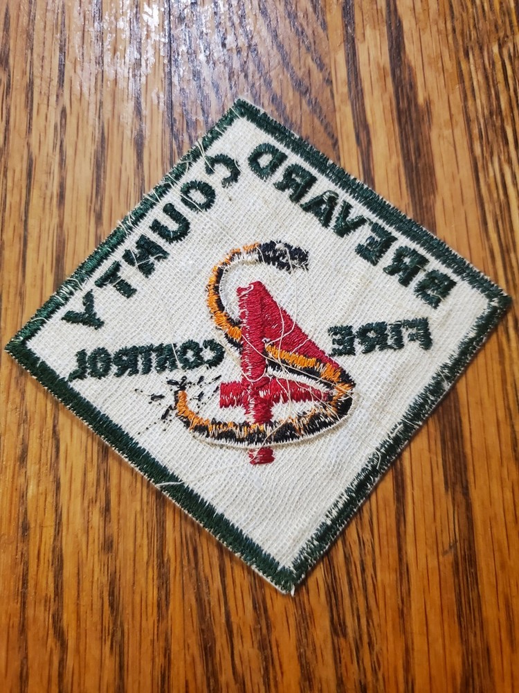 vintage Brevard County, Florida Fire Control 4 patch