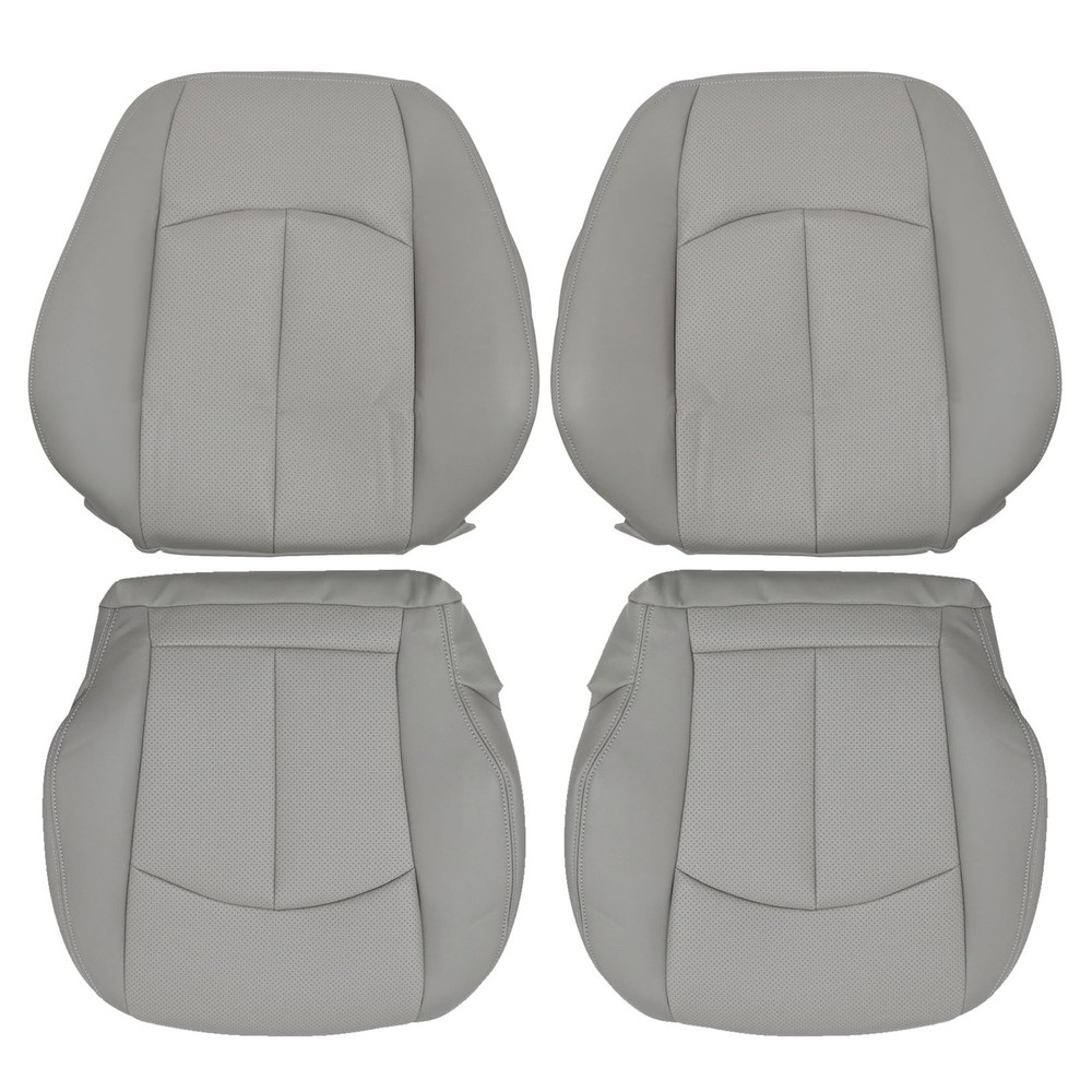 Gray Perforated Leather Seat Covers for E63 E280 E300 E320 E350 2003-2009