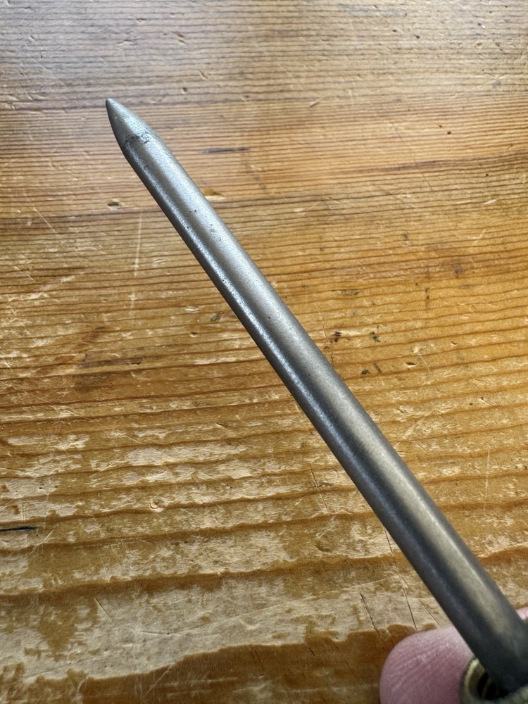 EZE Lap Diamond M Sharpener Rod w/ Leather Sheath