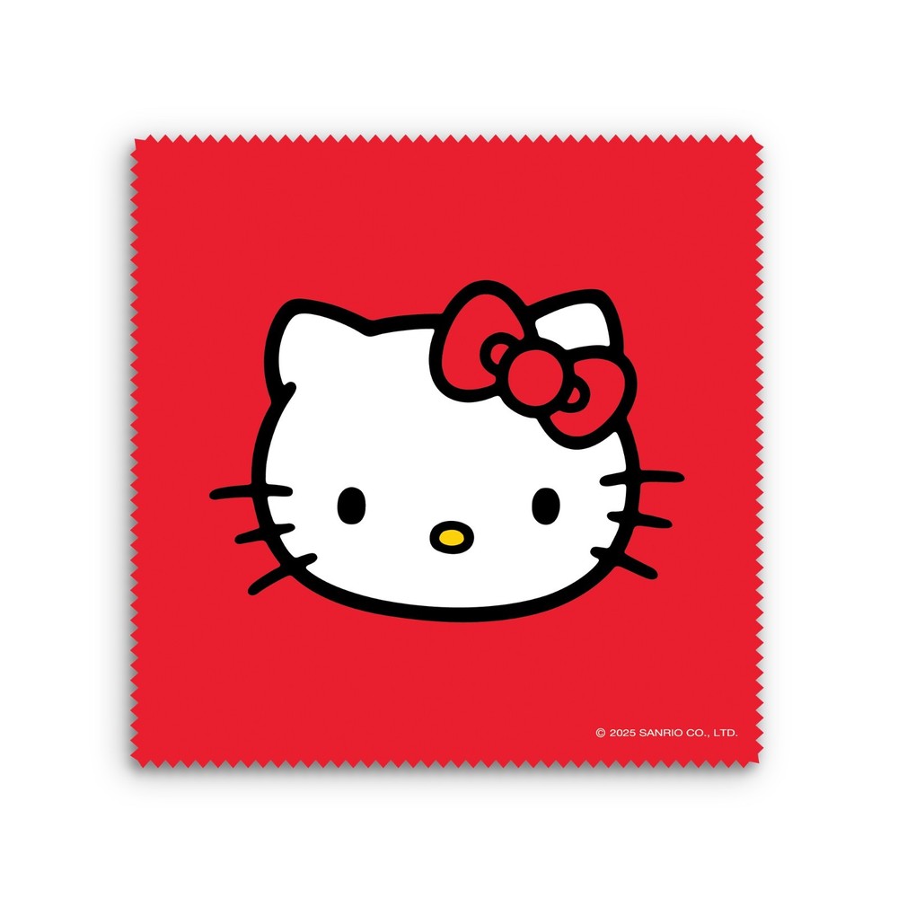 Hello Kitty Eyeglass Case - White
