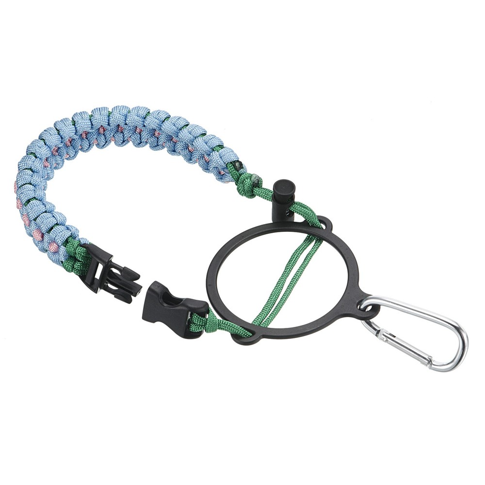 Water Bottle Holder, Paracord Handle Strap Carrier Light Blue