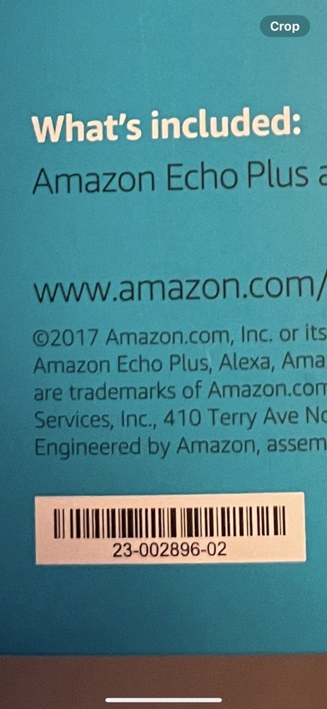 Amazon Echo Plus (1st Generation) Smart Speaker - Black New in Box 2017