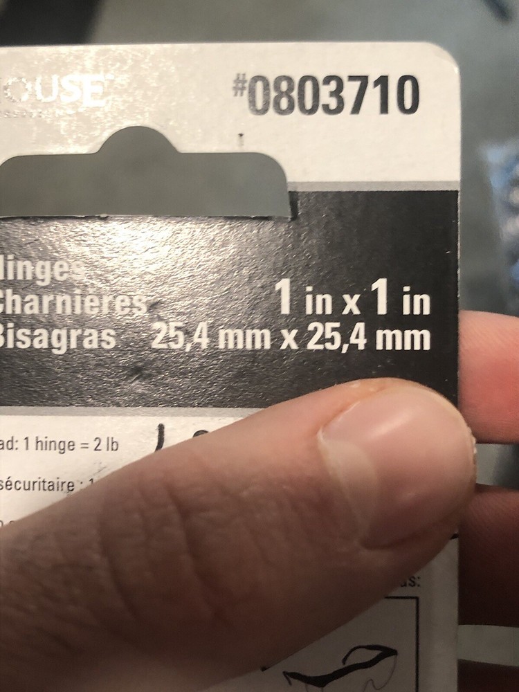 Gatehouse hinges 1 x 1 inch