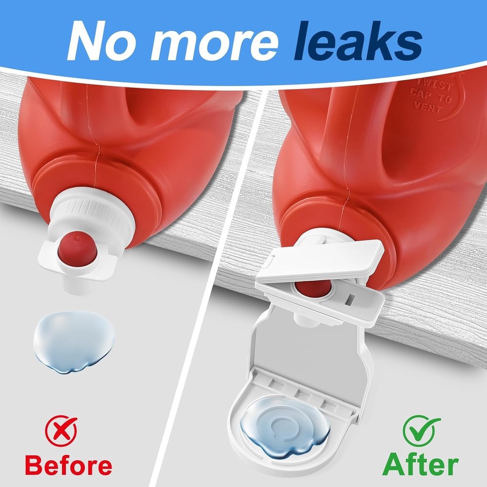 Washer Detergent Dispenser Cup Replacement with Pour Spout Nozzle, 2pcs Set