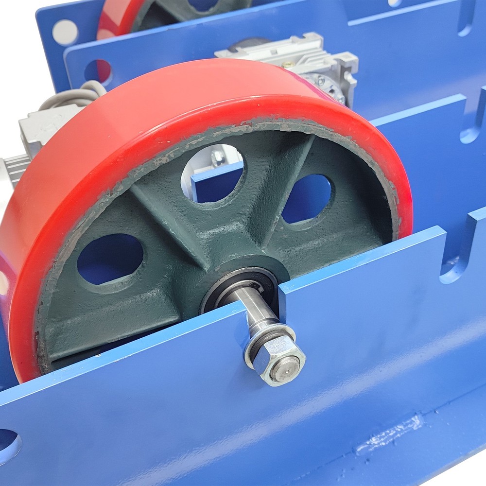 220V 3 Ton Adjustable Welding Turning Roller Linkage Welding Roller Support