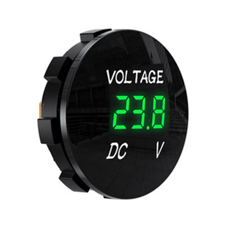 DC 12V-24V LED Panel Digital Voltage Volt Meter Display Voltmeter Car Motorcycle