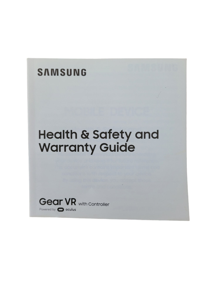 Samsung Gear VR 2017 & Controller SM-R324 Oculus Galaxy NO BOX READ DESCRIPTION!