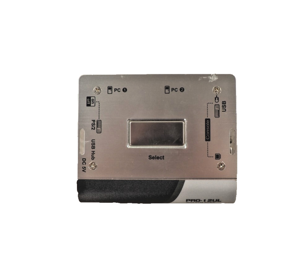 CONNECTPRO PRO-12UL 2-port KVM Switch NO PSU