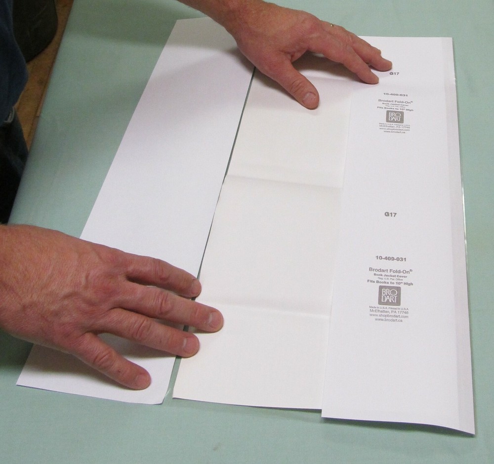 40 Yards 14" Brodart Fold-On Book Jacket Covers - lo-luster, ADJUSTABLE