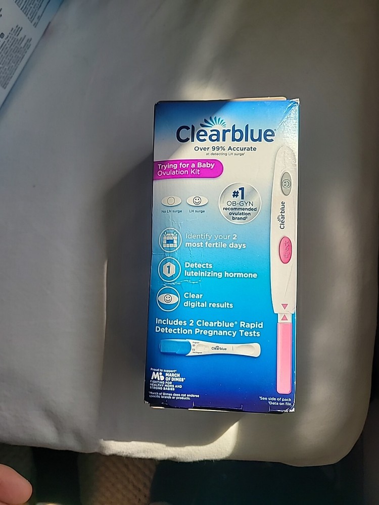 Clearblue ovulation kit- 75 Ovulation and 6 Pregnancy Tests. BUNDLE and SAVE!