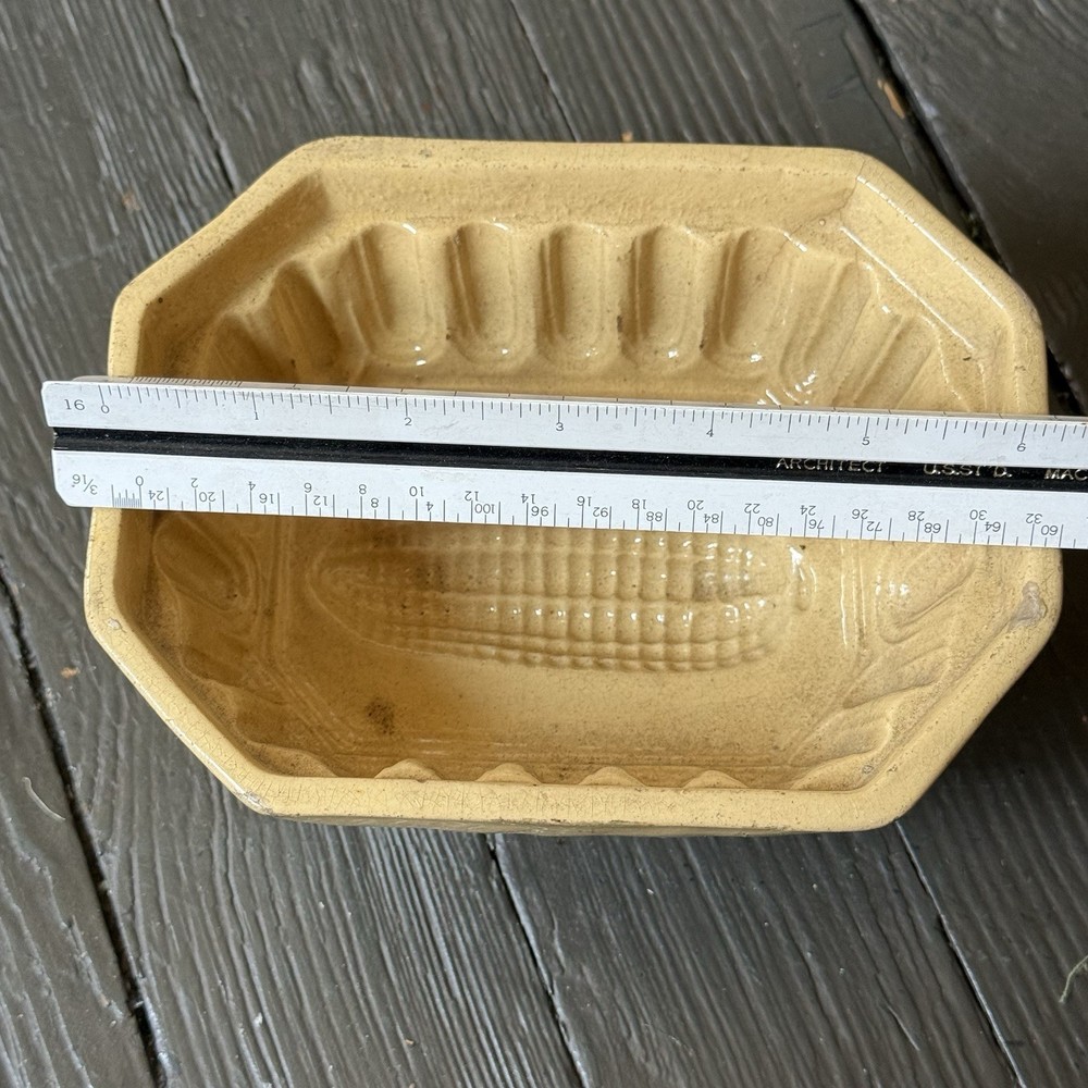 Antique Pottery Pudding Mold