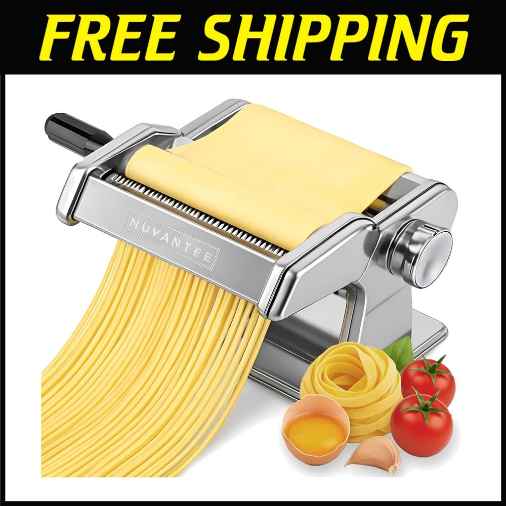 Stainless Steel Noodle Maker - 7 Thickness Settings