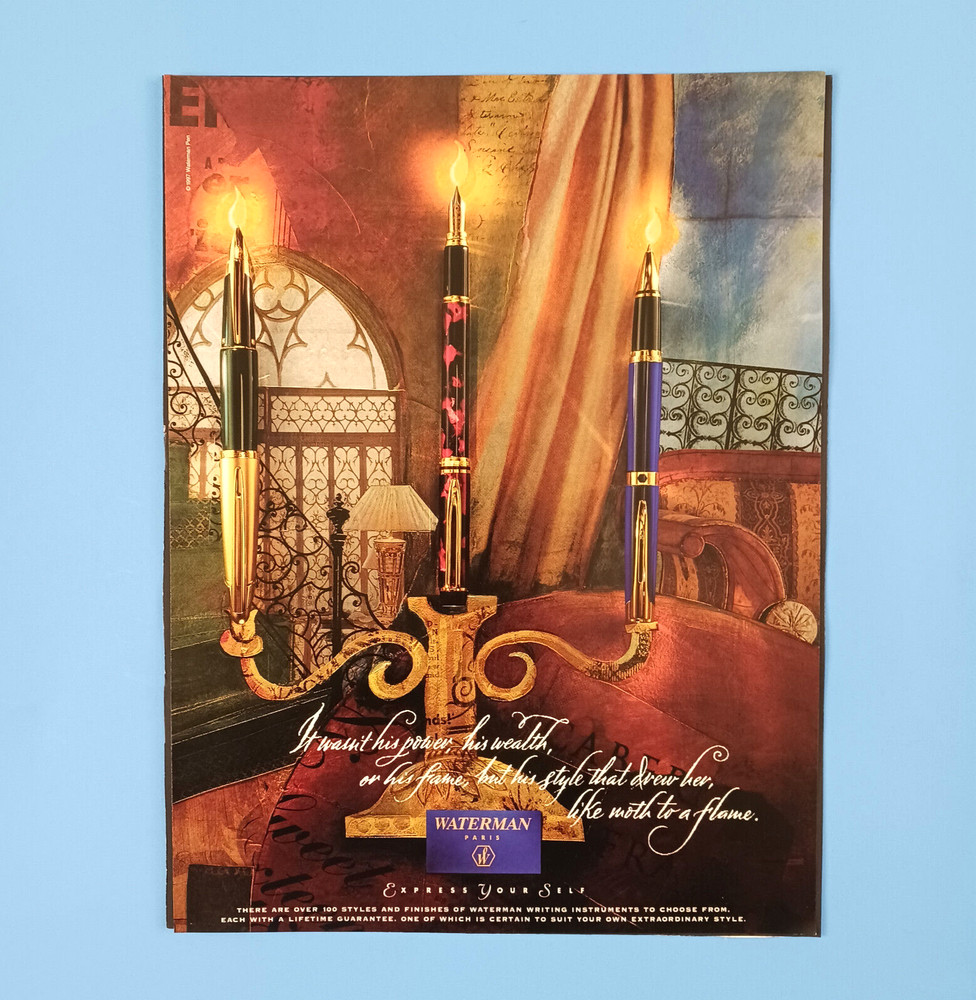1997 Waterman Fine Writing Instruments Print Advertisement