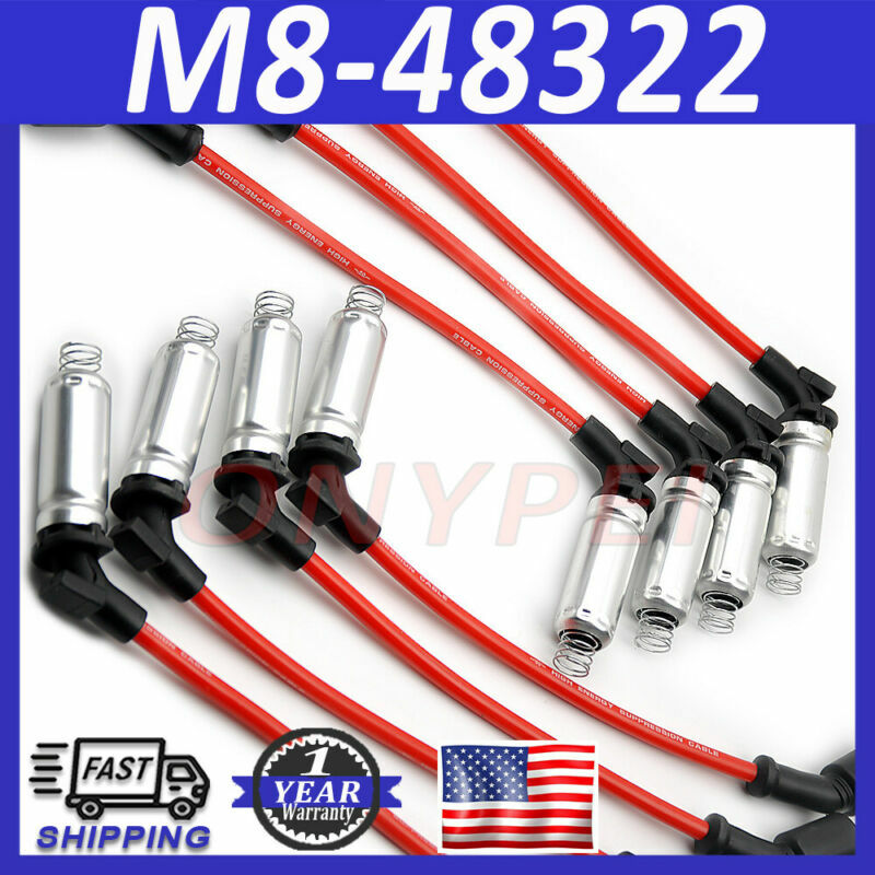 High Performance Spark Plug Ignition Wire For 2000-2009 CHEVY GMC V8
