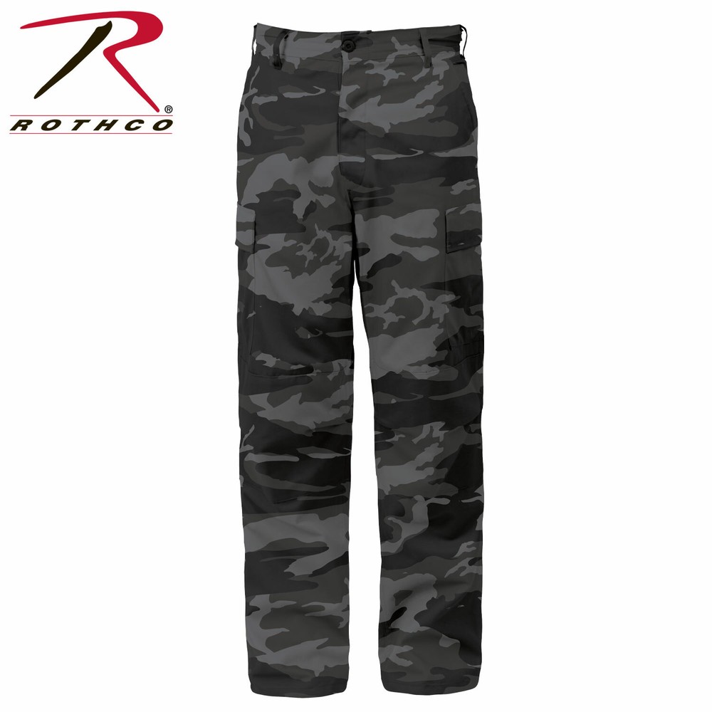 Rothco Tactical BDU Pants Black Camo