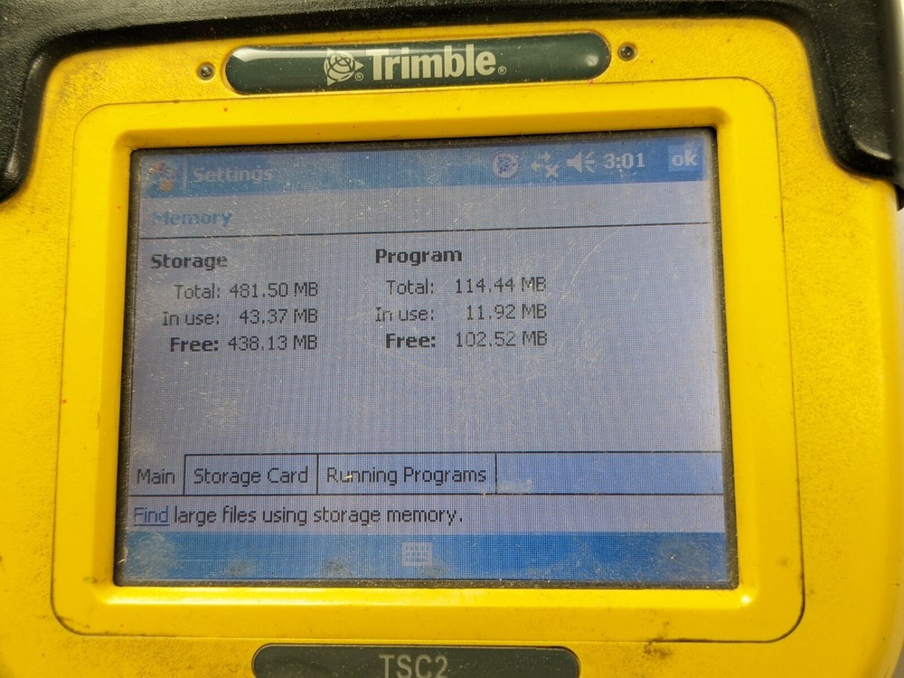 Trimble Data Collector TSC2 Survey Controller V 11.31, Bluetooth