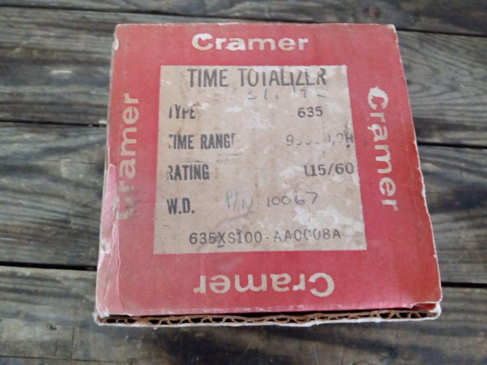 Cramer 635 Time Totalizer/Elapsed Time Indicator