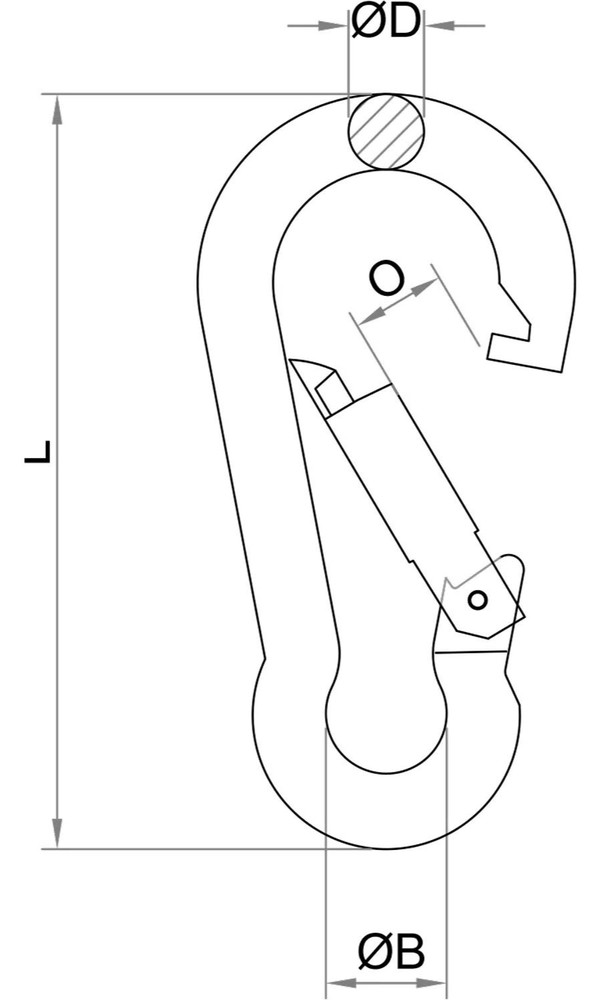 Stainless Snap Link 316SS 3/8"