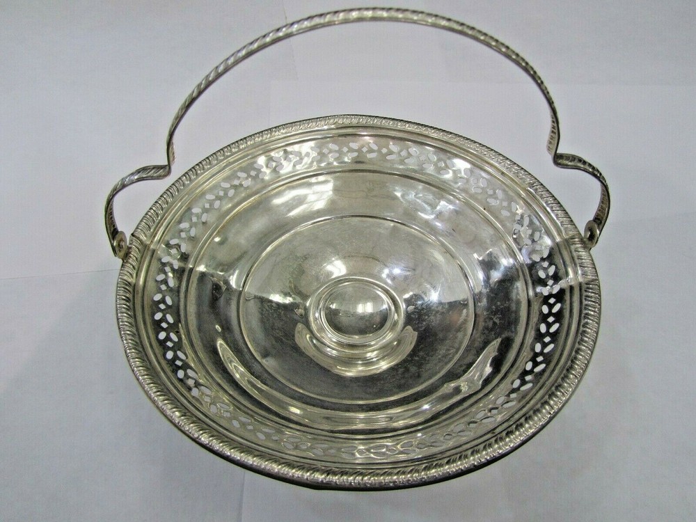 Antique Sterling Silver Basket