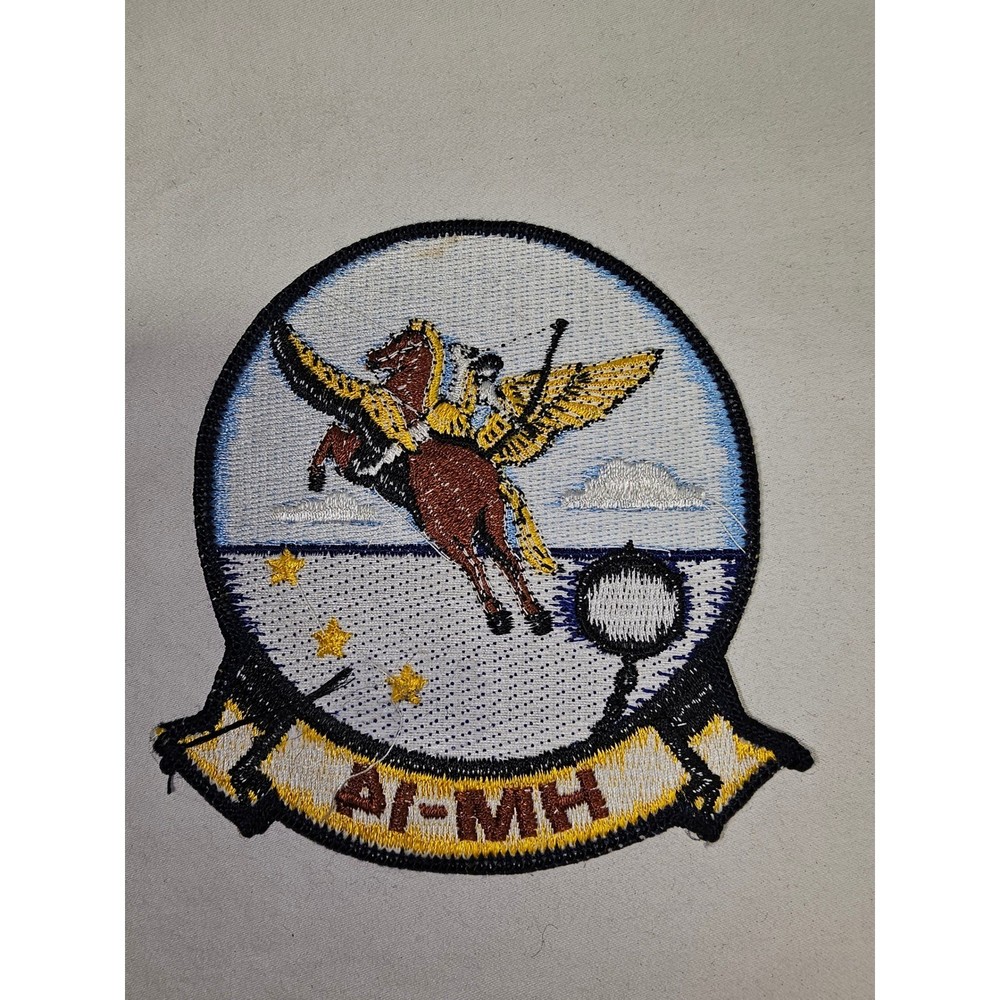HM-14 Squadron Pegasus Patch Military Helicopter Mine Countermeasures Squad