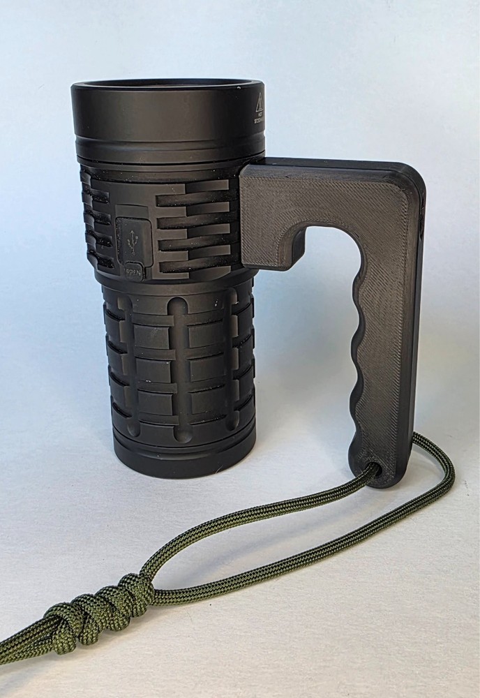 Handle for Sofirn Q8 Plus flashlight | 3D Printed in PETG
