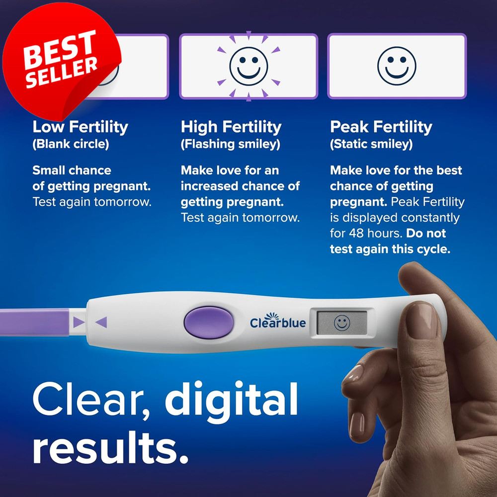 Advanced Digital Ovulation Test Kit 32 Count Fertility Predictor Sticks - US