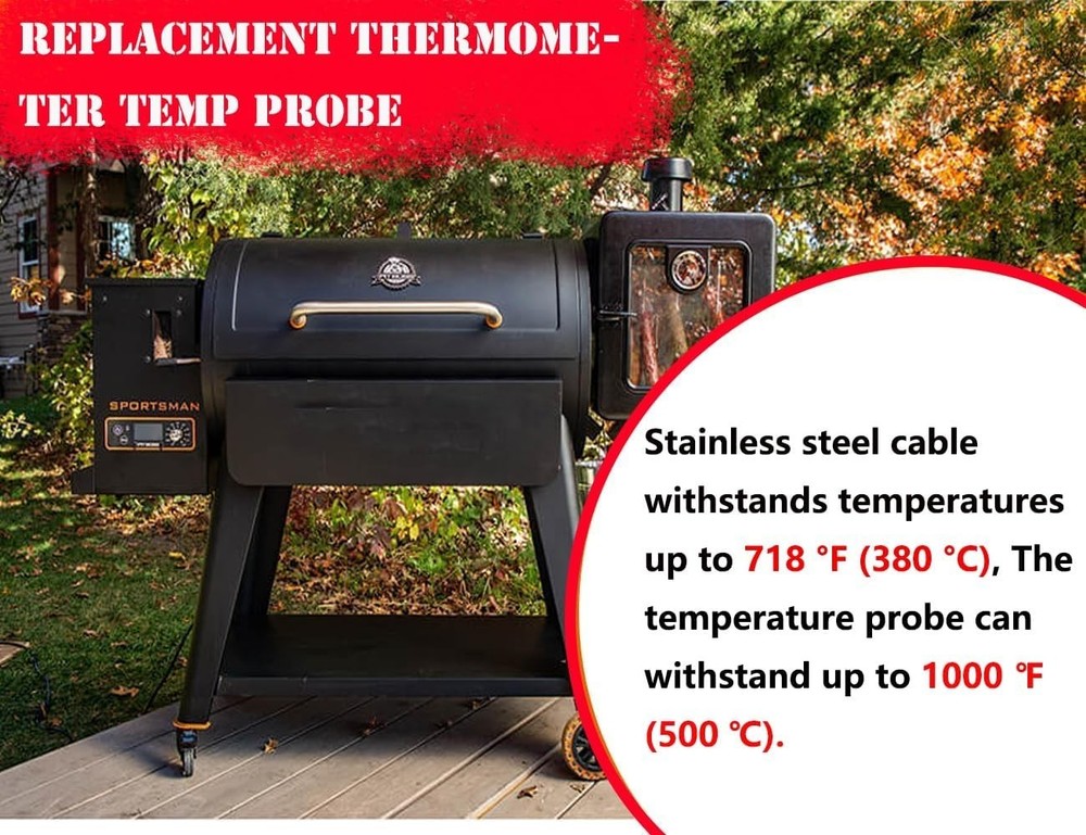 Durable 2-Pack Meat Probes for Pit Boss Grill - Effortless Grilling Precision