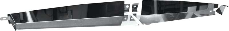 1963-64 Chevy II Nova; Radiator Support Show Panel; without Logo; Polished