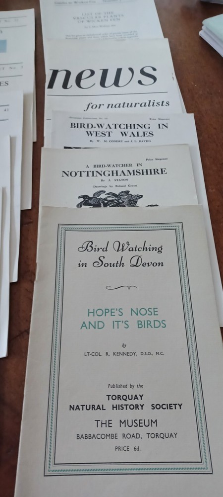 Various Natural History Leaflets X 26