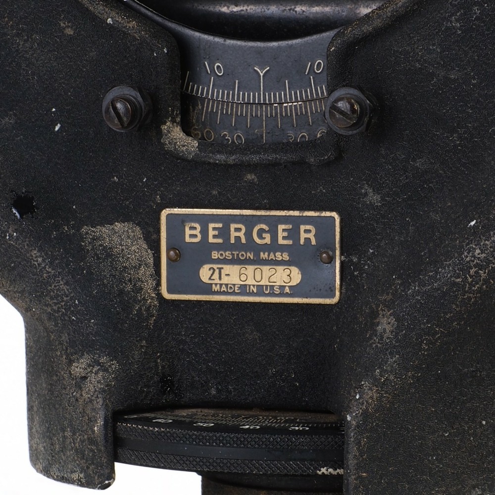 :Vintage Berger Model 320 Engineering Surveying Transit Unit