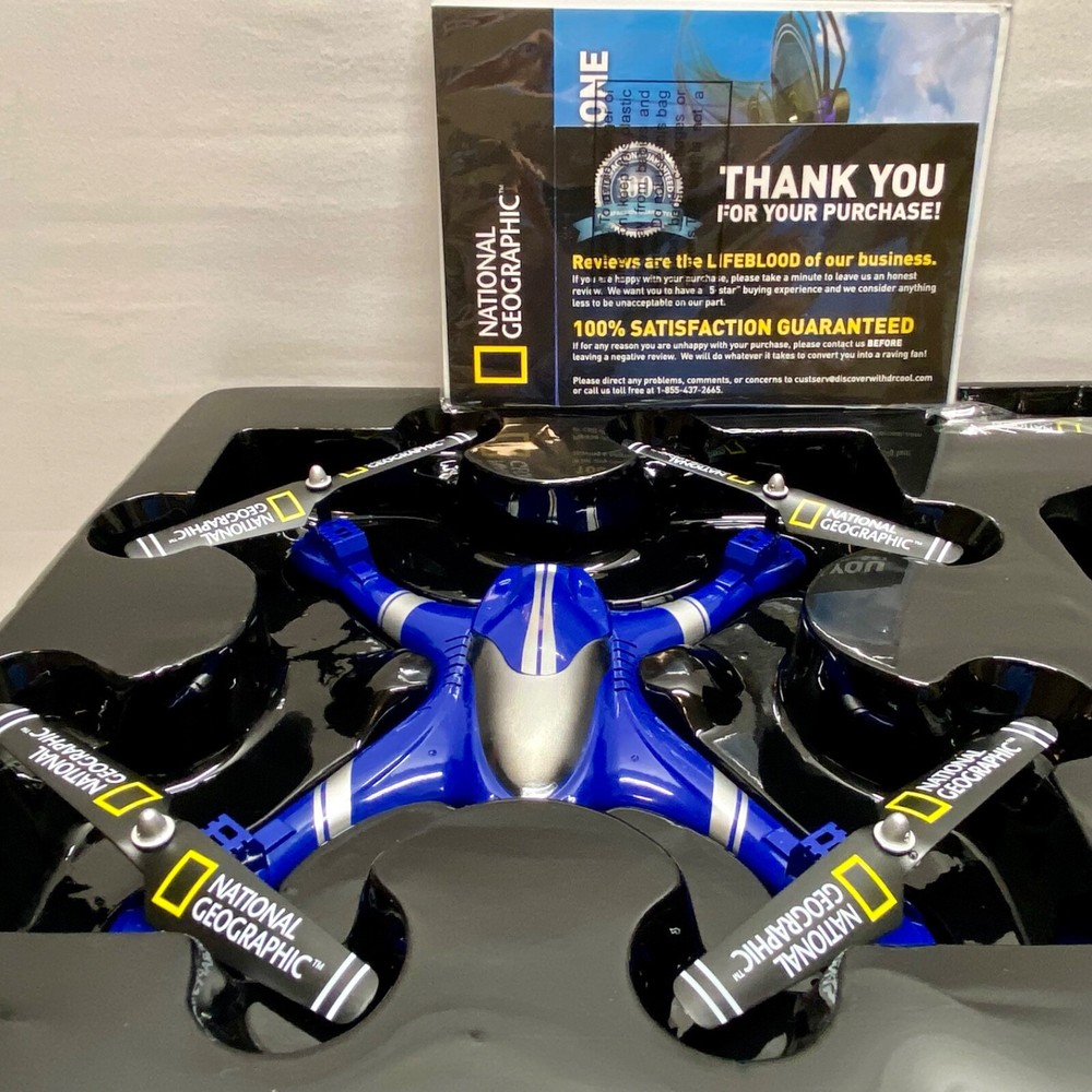 Quadcopter Drone Advanced Technology National Geographic Remote Control NIB