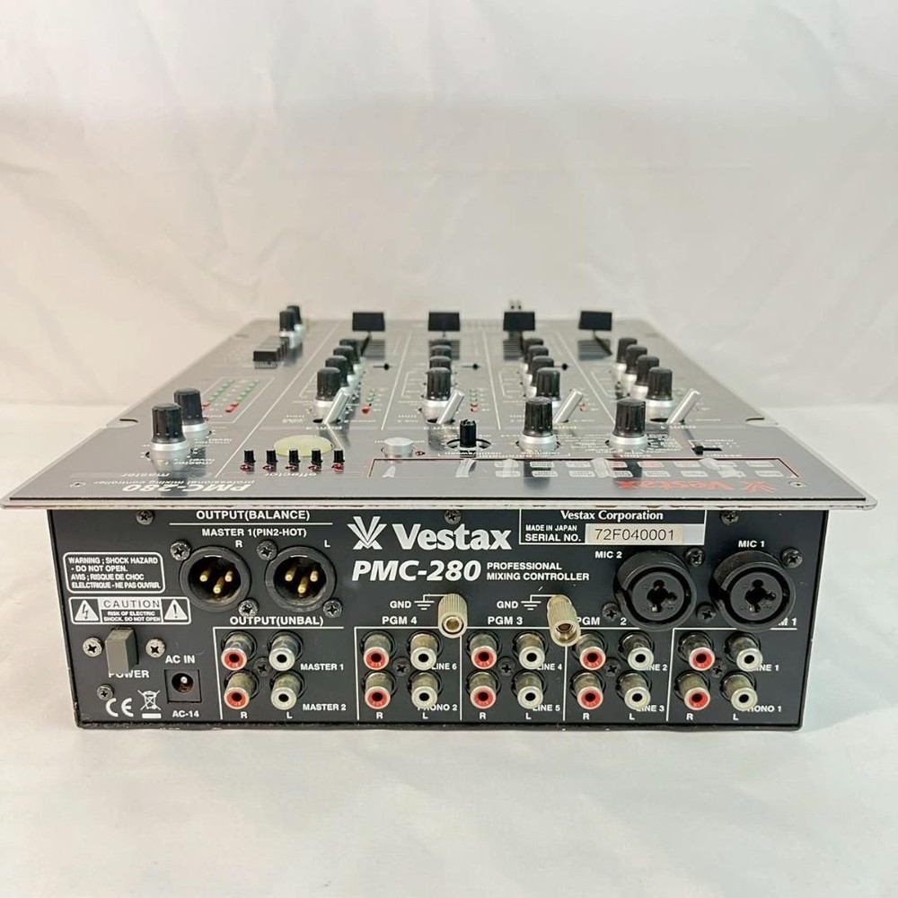 Vestax PMC-280 DJ Mixer/Console Main Unit Only