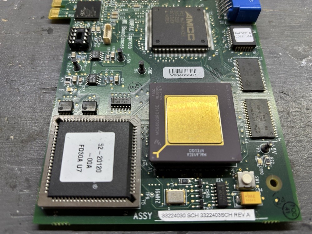 BCTON DICKINSON BDPAC FAB 332240FAB REV.A PCI INTERFACE CONTROLLER CARD