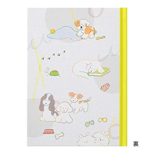 Midori Diary Dog Pattern Colorful Journal 192 Pages 384 Days Thread Bound