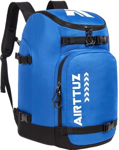 Ski Boot Bag - Ski and Snowboard Boots Backpack，Excellent for Travel with BLUE