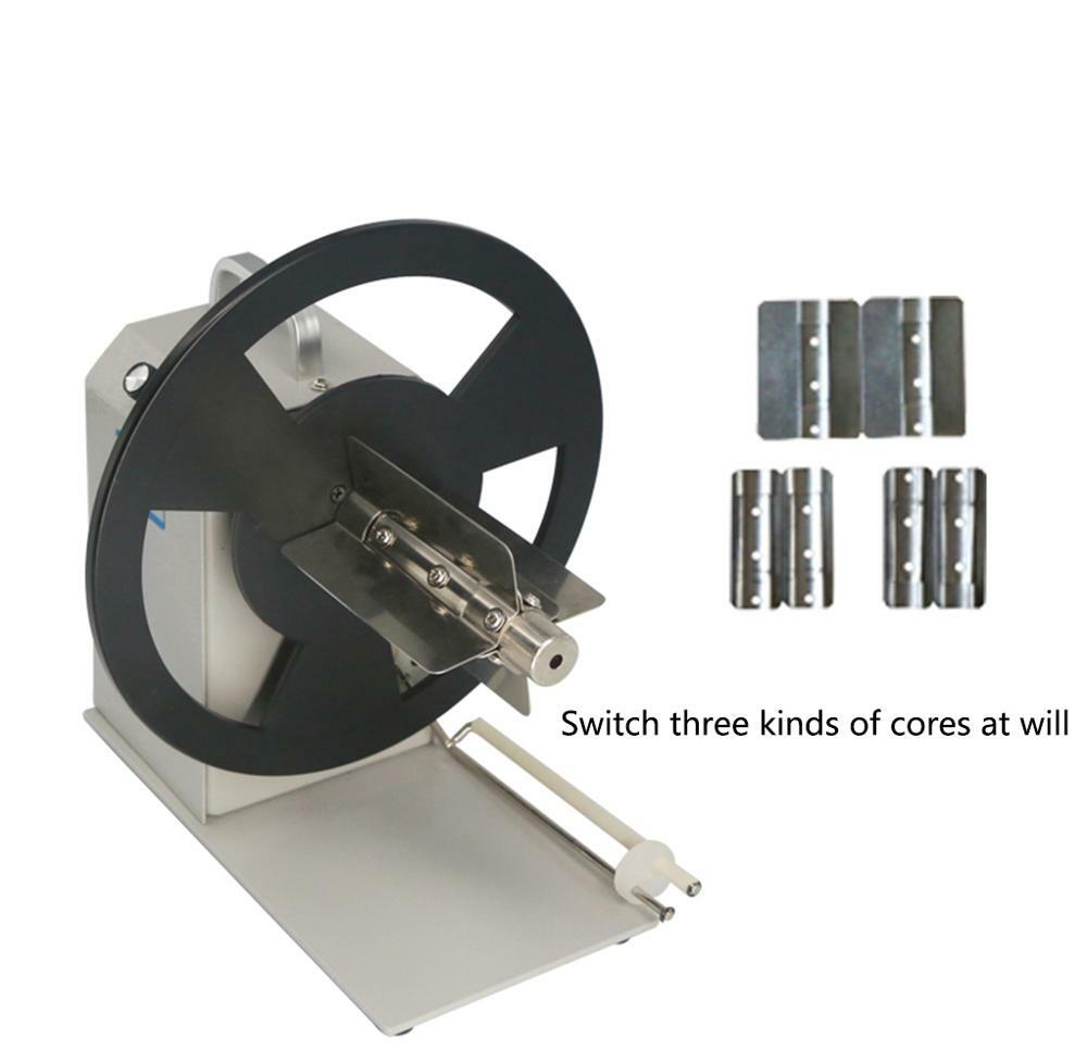 Automatic Label Rewinding Machine Barcode Label Rewinder Stickers Turning Device