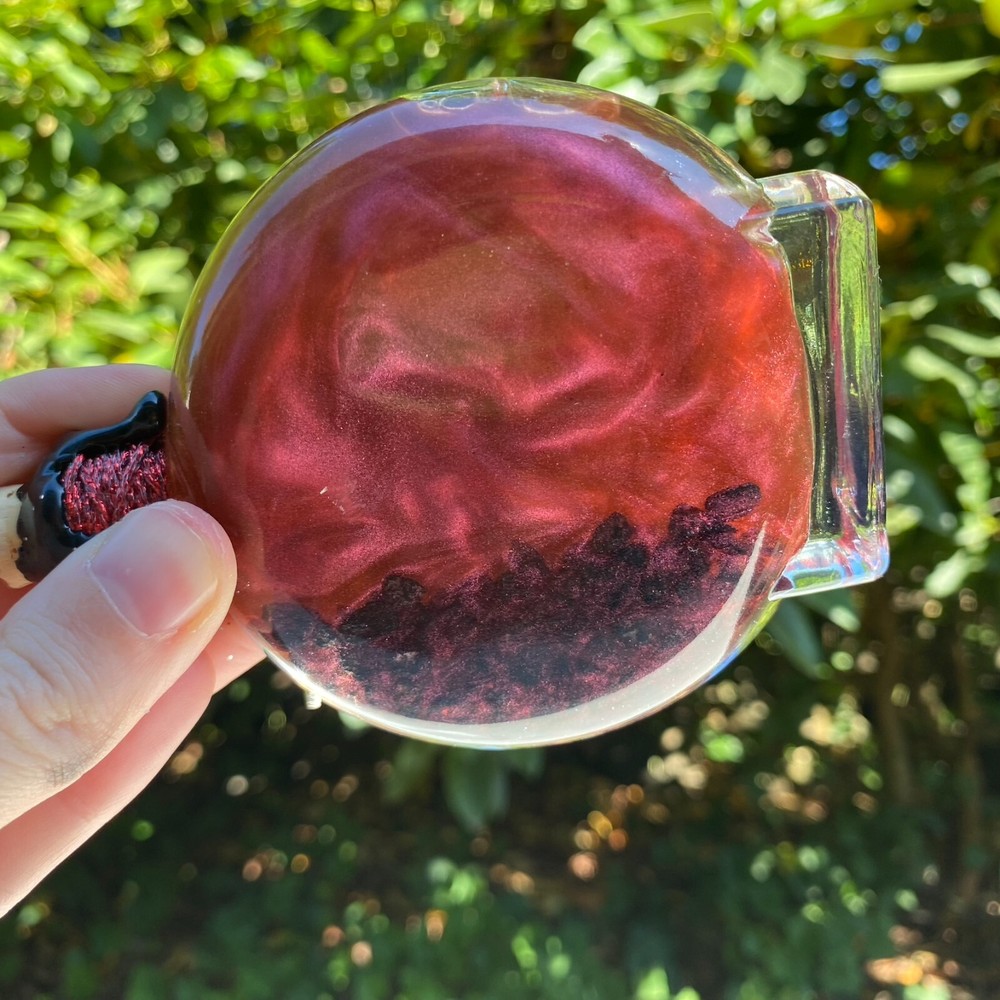 Captured Asteroids Decorative Color Changing Potion Bottle Bookshelf Decor